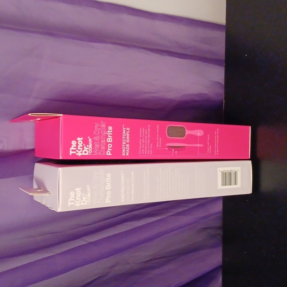 2 New Pro Brite The Knot Dr. Conair Wet & Dry Detangler Brushes - Picture 3 of 3